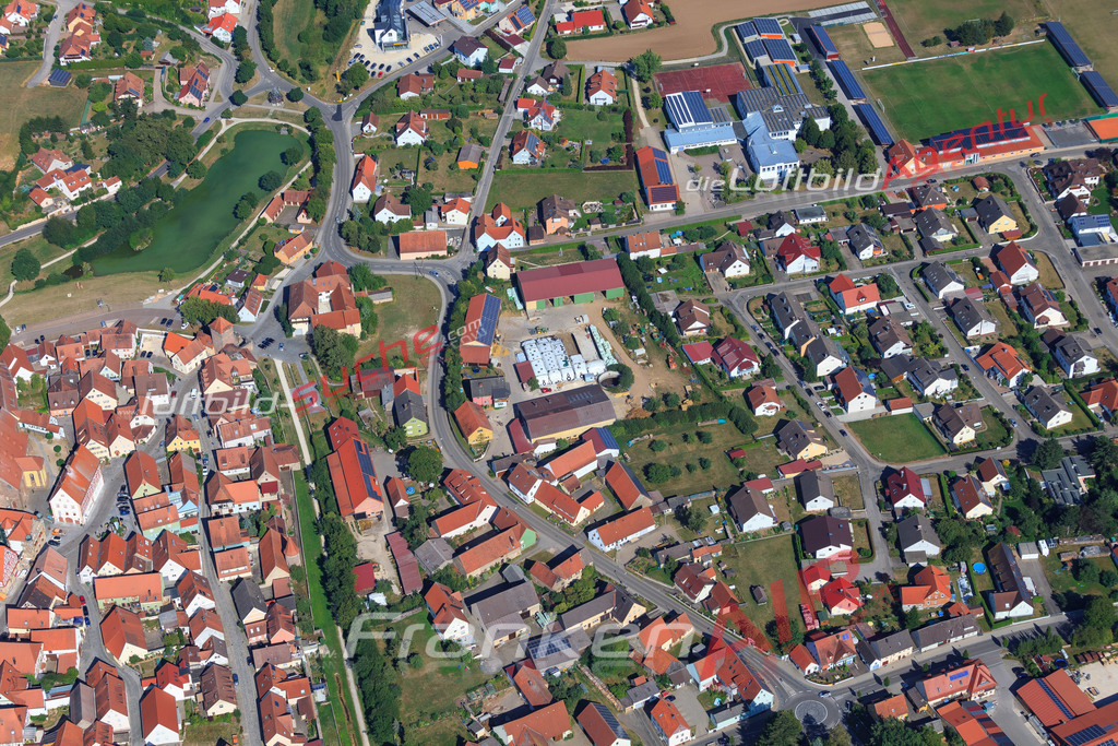 Luftbild von  Wolframs-eschenbach - Luftaufnahme wurde 2015 von https://frankenair.de mittels Flugzeug (keine Drohne) erstellt - die Geschenkidee