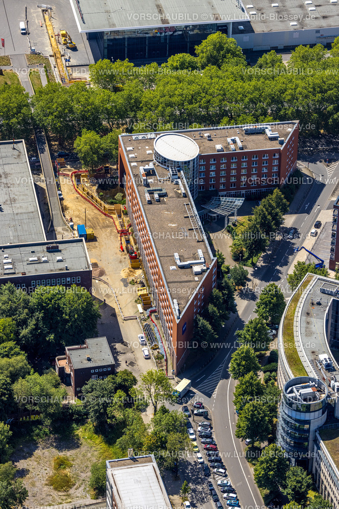 Dortmund220705303 | Luftbild, Hotel Dorint an den Westfalenhallen, Westfalenhalle, Dortmund, Ruhrgebiet, Nordrhein-Westfalen, Deutschland