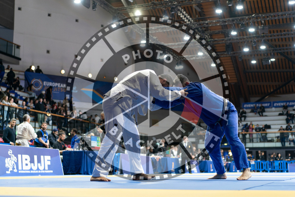 20240119PBB3648 | Fighters compete during the IBJJF European Championship in Paris, France, on January 19, 2024.
