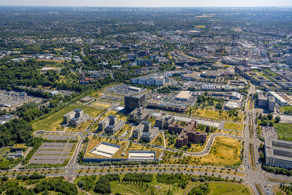 Essen230702919 | Luftbild, ThyssenKrupp Quartier FirmenCampus, Westviertel, Essen, Ruhrgebiet, Nordrhein-Westfalen, Deutschland