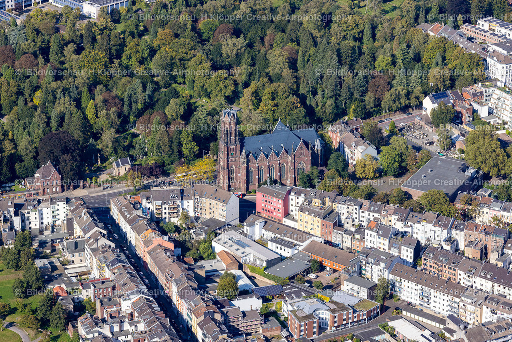 Luftbild Aachen  92439A4203 | Luftbild Aachen St Josef Grabeskirche - Realisiert mit Pictrs.com