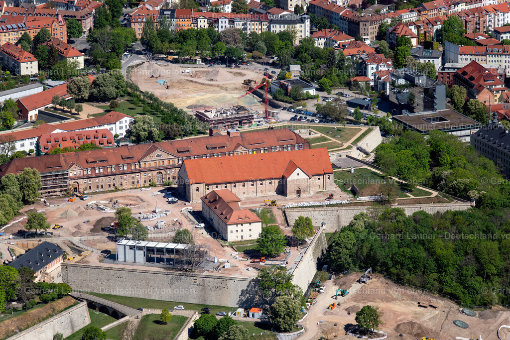 4026617 | ERFURT 07.05.2020 "Peterskirche " auf dem Innenhof der Zitadelle zur Bundesgartenschau 2021 auf dem Petersberg in Erfurt im Bundesland Thüringen, Deutschland. Weiterführende Informationen bei: Bundesgartenschau Erfurt 2021 gemeinnützige GmbH,  Nüthen Restaurierungen GmbH + Co. KG. // "Peterskirche" for the Federal Garden Show 2021 on the Zitadelle Petersberg in Erfurt in the state of Thuringia, Germany. Further information at: Bundesgartenschau Erfurt 2021 gemeinnuetzige GmbH,  Nuethen Restaurierungen GmbH + Co. KG. Foto: Gerhard Launer