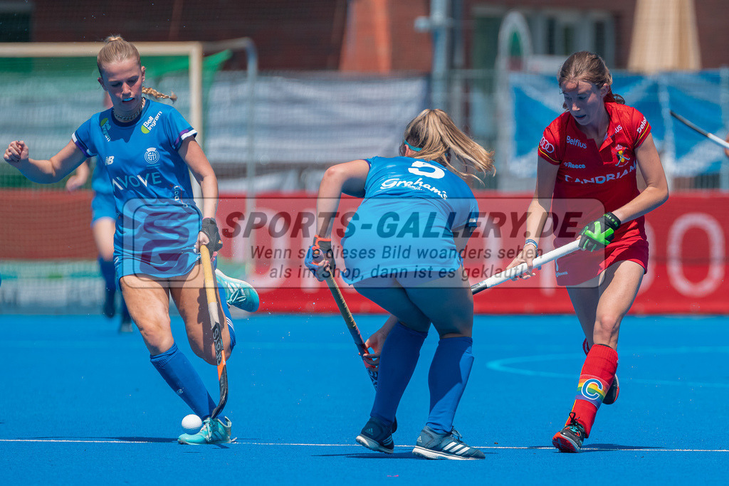 HK_20230708_109803 | Euro Hockey WU18 Belgium - Scotland Championship Girls & Boys am 8.7.2023 CHTC , Krefeld ,