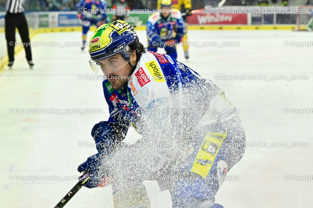 EC IDM WÄRMEPUMPEN VSV vs. Vienna Capitals | #13 Adam Helewka EC VSV, EC IDM WÄRMEPUMPEN VSV vs. Vienna Capitals, EC IDM WÄRMEPUMPEN VSV vs. Vienna Capitals am 16.11.2025 in Villach (Stadthalle Villach), Austria, (Photo by Bernd Stefan)