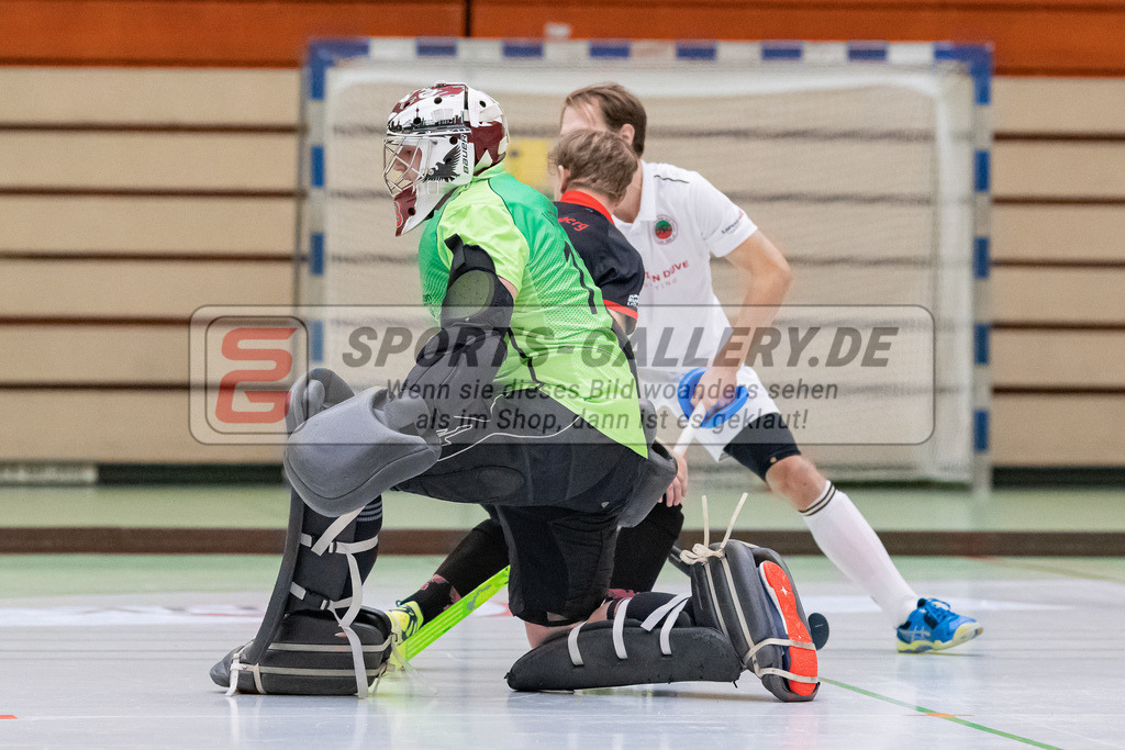HK_20230113_102704 | 1. Bundesliga ( Halle ) Herren Crefelder HTC - DSD Düsseldorf am 13.1.2023 Crefelder HTC  ( CHTC ) Halle Glockenspitz , Krefeld , Jonas Weißner Torwart ( DSD Düsseödorf #13 )