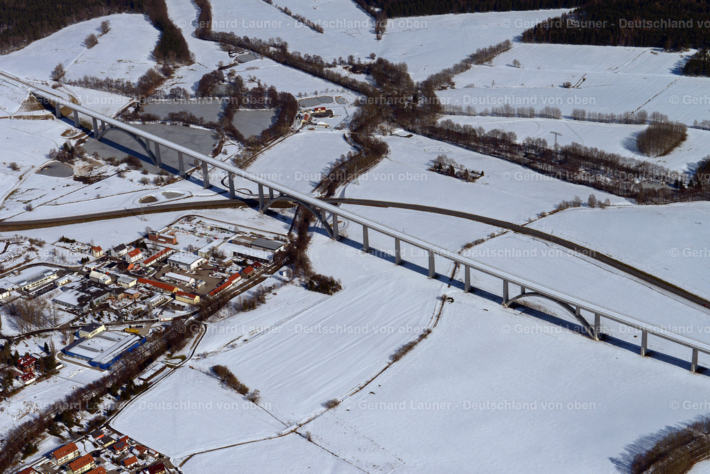 3301054 | ICE Brücke bei Ilmenau Langewiesen, Winteraufnahme