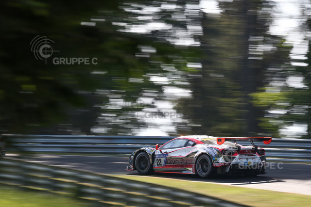 24hNbr18_0121786JS_ES | 24h Nürburgring 2018 - Foto: Gruppe C Photography; #022 Ferrari 488 GT3, Wochenspiegel Team Monschau: Georg Weiss, Oliver Kainz, Jochen Krumbach, Christian Menzel - Realisiert mit Pictrs.com
