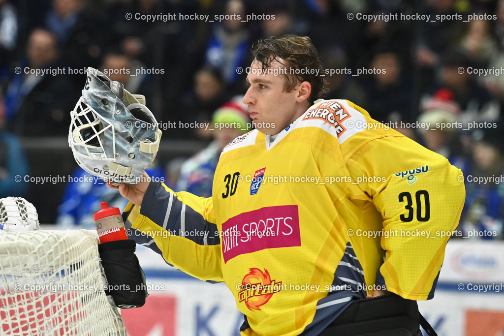 EC IDM Wärmepumpen VSV vs. Vienna Capitals | #30 Sebastian Wraneschitz Vienna Capitals, EC IDM Wärmepumpen VSV vs. Vienna Capitals, EC IDM Wärmepumpen VSV vs. Vienna Capitals am 28.01.2026 in Villach (Stadthalle Villach), Austria, (Photo by Bernd Stefan)