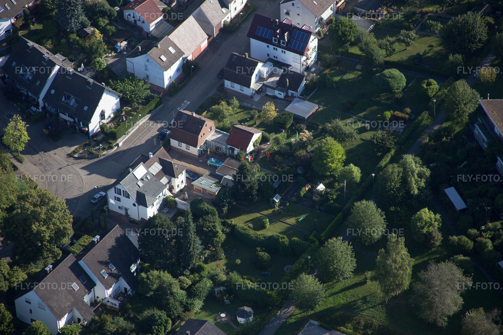 Luftbild: Hohenwettersbach, Neuer Weg im Ortsteil Hohenwettersbach in Karlsruhe im Bundesland Baden-Württemberg in Deutschland. Foto: IMG_092893.jpg vom 13.08.2016 durch Werner Riehm/FLY-FOTO.de