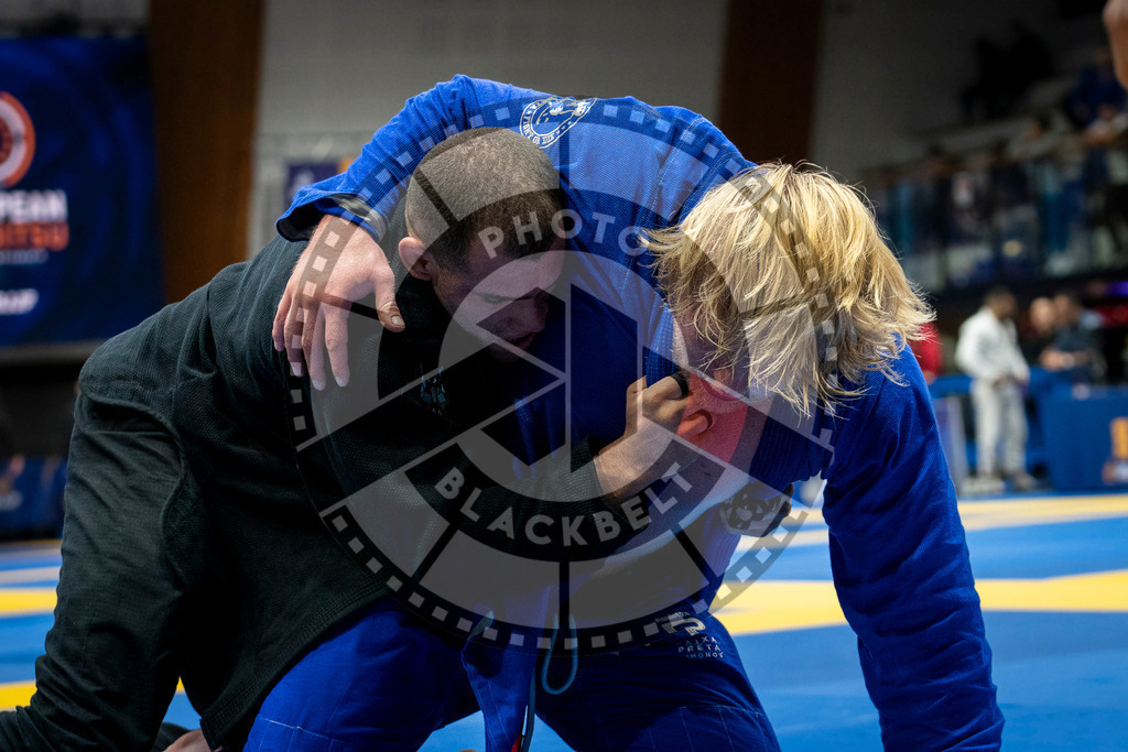 20240126PBB0250 | Fighters compete during the Brazilian Jiu-Jitsu European Championship of the IBJJF in Paris, France, on January 26, 2024.