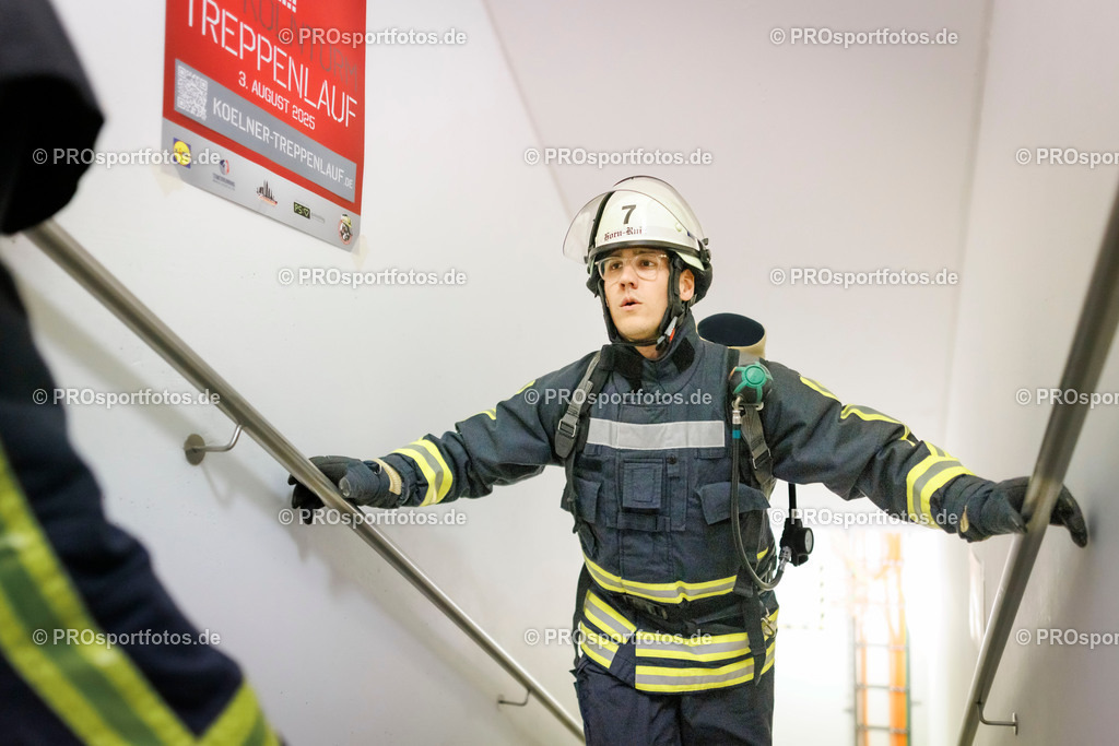 KölnTurm Treppenlauf; Köln, 03.08.2025 | Impressionen vom KölnTurm Treppenlauf am 03.08.2025 in Köln (Nordrhein-Westfalen). 