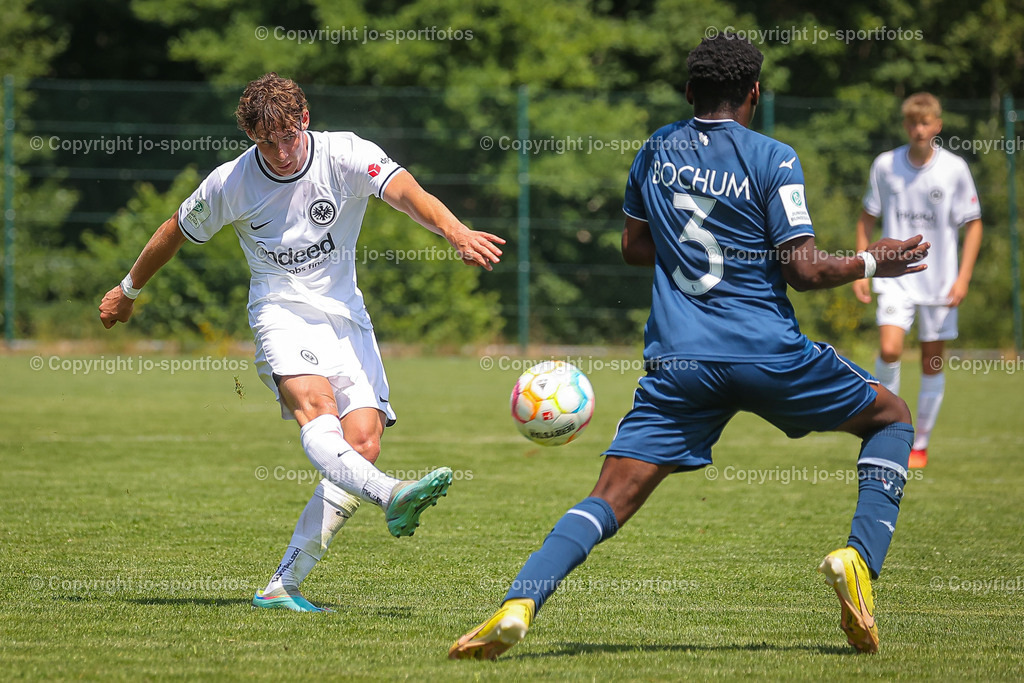 BQ3I7109 | 17.06.2023; Testspiel; Rasenplatz Offdilln; VfL Bochum U17 - Eintracht Frankfurt U17; Ergebnis: 3:1 (1:1)