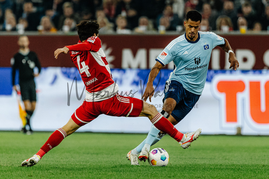 2. Bundesliga, Saison 2023/24, 25. Spieltag: Fortuna Düsseldorf - Hamburger SV | Düsseldorf, 08.03.2024: 2. Bundesliga, 25. Spieltag, Fortuna Düsseldorf gegen Hamburger SV in der Merkur Spiel-Arena in Düsseldorf. Foto: sportfotografie.ms | Markus Paletta - Realisiert mit Pictrs.com