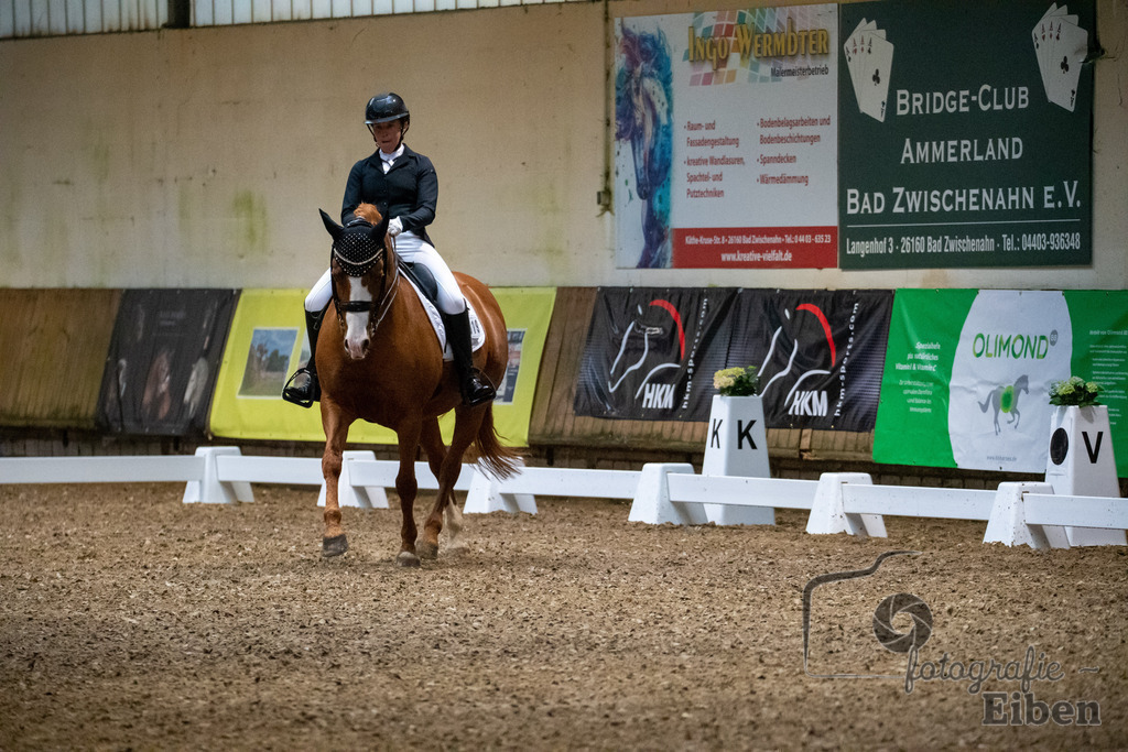 Helle Nymphenburger Dressurtage | Sophie-Celine-Viktoria Richter auf dem Pferd Palinkas Red (Startnummer 319); Helle Nymphenburger Dressurtage am 01.10.2023; in Bad Zwischen (RC Helle), Photo: Philip Eiben 2023 - Realisiert mit Pictrs.com