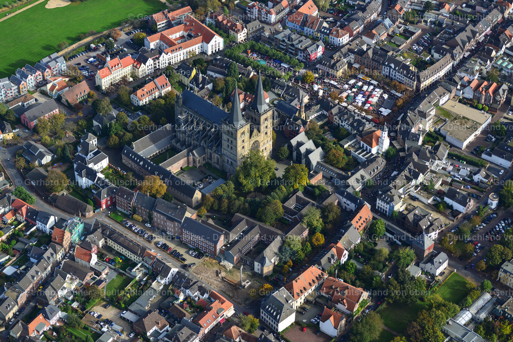 3491720 | Xanten, Altstadt mit Dom und Markt