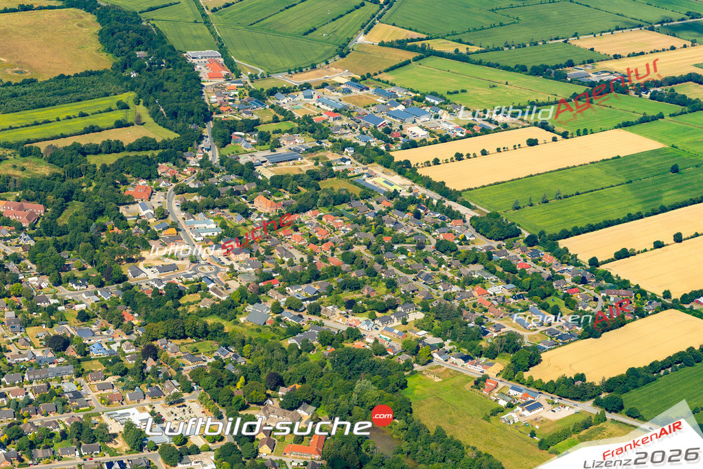 Das Luftbild der Stadt Schafflund wurde 2022 vom Flugzeug heraus erstellt (keine Drohnen-Aufnahmen) Aufnahmehöhe ca.450 Meter- hohe Bildauflösung und Druck-Qualität. Garantiert!
