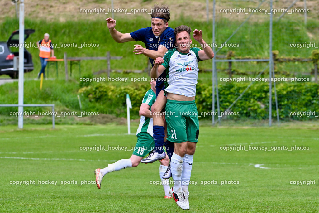 ATUS Velden vs. VST Völkermarkt | #10 Lukas Lausegger ATUS Velden, ##21 Oliver Kuester VST Völkermarkt, 21 Oliver Kuester VST Völkermarkt, #10 Lukas Lausegger ATUS Velden, ATUS Velden vs. VST Völkermarkt, ATUS Velden vs. VST Völkermarkt am 30.05.2024 in St. Egyden (Sportpark St. Egyden), Austria, (Photo by Bernd Stefan)