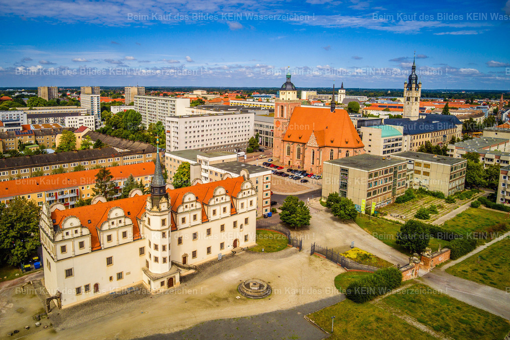 Stadtschloss und Marienkirche in Dessau-Roßlau -0023 | Stadtschloss Dessau und Marienkirche - Realisiert mit Pictrs.com