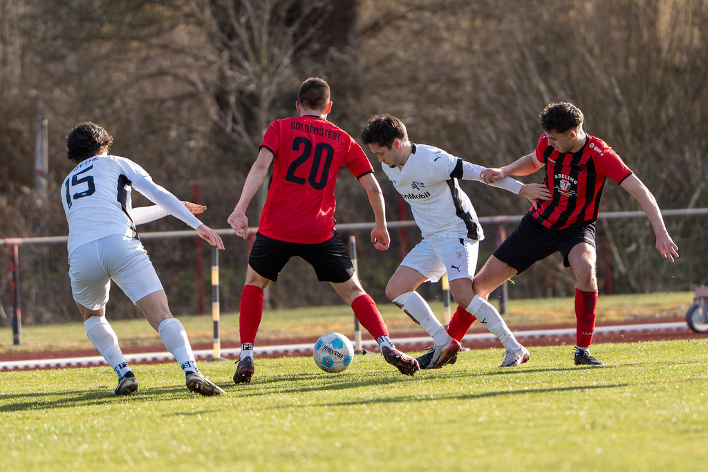 Fußball I Herren I Saison 2025-2026 I Bezirksliga Weser-Ems 4 I 21. Spieltag I TuS Frisia Goldenstedt - Vfl Oythe I 4035 | jns.sportfotos - Realisiert mit Pictrs.com