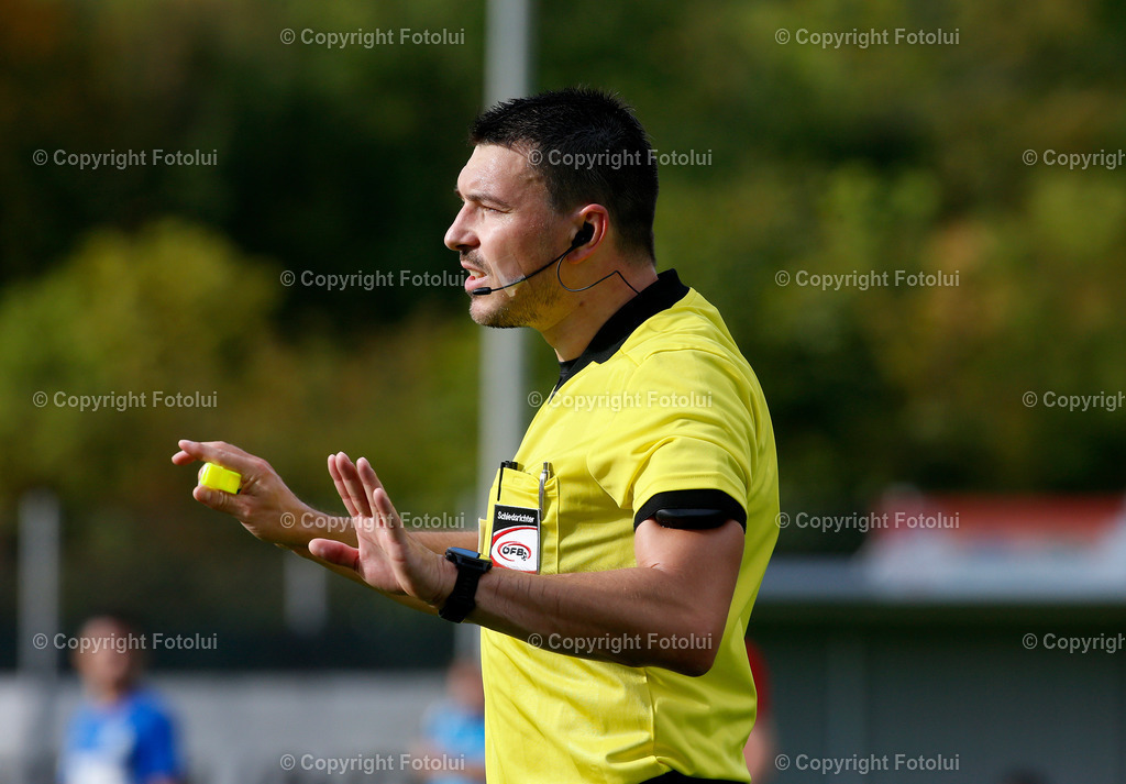 A_LUI_100922_41 | SPORT,FUSSBALL,LT1 OOE LIGA 10.09.2022 ASKOE OEDT-SPORTUNION SANKT MARTIN IM BILD: SCHIEDSRICHTER HERBERT HASLEHNER  FOTO:FOTOLUI