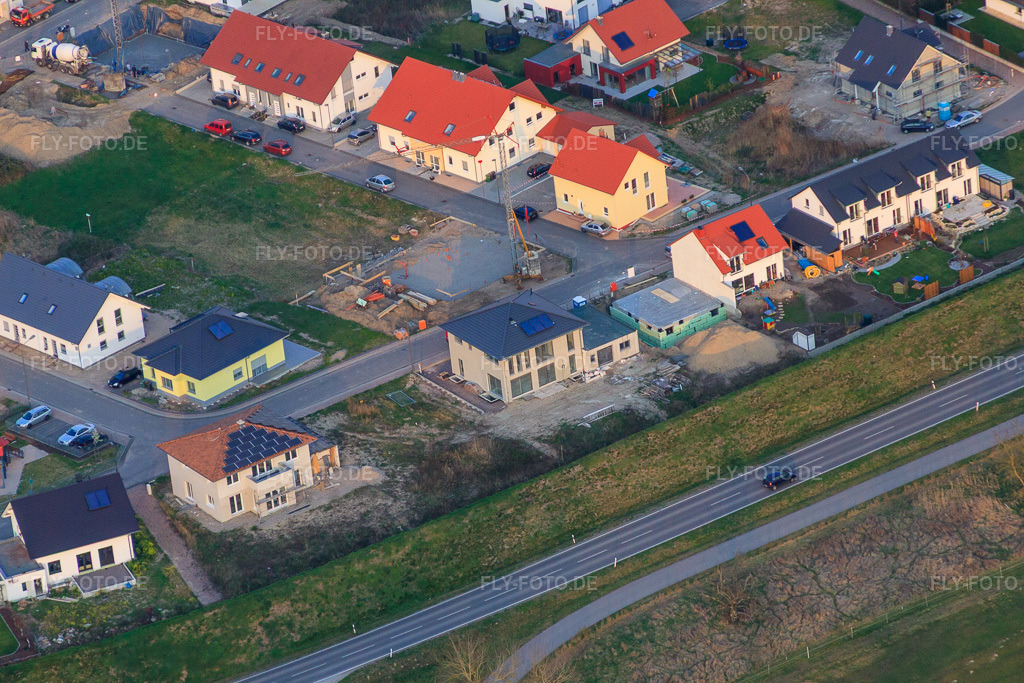 Luftbild: Meisenweg in Jockgrim im Bundesland Rheinland-Pfalz in Deutschland. Foto: IMG_63348.jpg vom 28.03.2014 durch Werner Riehm/FLY-FOTO.de