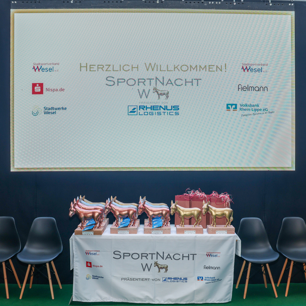 top-top.de250214-020 | Die 3. Weseler SportNacht, die große Sportgala mit Ehrungen der Weseler Sportler des Jahres 2024 findet am Freitag, den 14.02.2025 im Festzelt an der Rheinpromenade statt.Foto: Erwin Pottgiesser