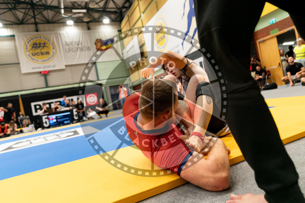 20230916PBB7358 | Fighters compete during the grappling tournement ADCC Trials (European, Middle East and African Championship) in Warsaw, Poland, on September 16, 2023.