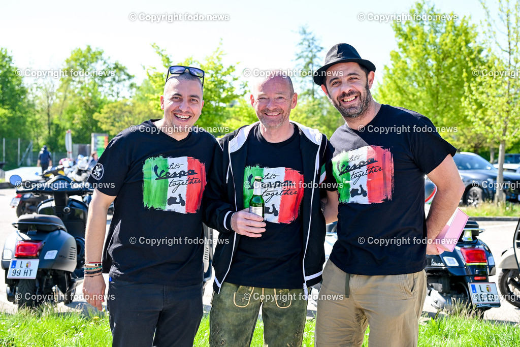Lets Vespa togehter 2025_ Vespatreffen Neuhofen_ 27.04.2025-304 | 27.04.2025, Neuhofen, Kremsmuenster, AUT, Lets Vespa togehter 2025, Vespatreffen, im Bild Teilnehmer Vespatreffen, Motorsport Stadler©Copyright: Harald Dostal / fodo.media   Alle Bilder honorarfrei