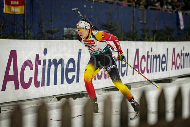 bett1.de WTC Biathlon auf Schalke, 28.12.2025 | Lotte Lie (Team Belgien) bei der World Team Challenge (bett1.de WTC Biathlon auf Schalke) am 28.12.2025 in der Veltins-Arena in Gelsenkirchen (Deutschland). 