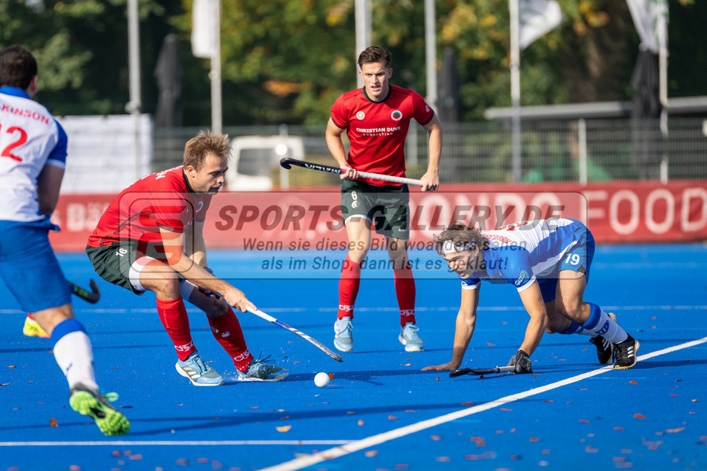 HK_20241019_107849 | 1. Bundesliga Herren Crefelder HTC - Großflottbeker THGC am 19.10.2024 CHTC, Krefeld , van Ehren Christian ( Crefelder HTC #16 ) , Isaac Houlbrooke ( GTHGC #19 )
