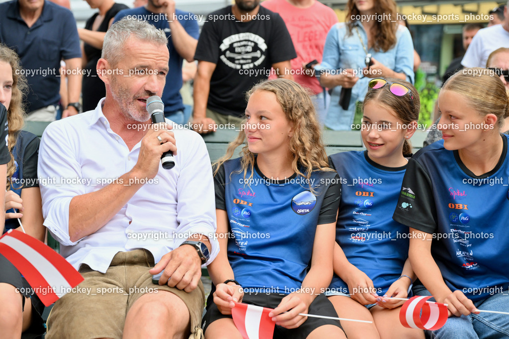 Empfang Heiko Gigler in Gmünd | Joschi Peharz, Schwimmverein Spittal, Empfang Heiko Gigler in Gmünd, Empfang Heiko Gigler in Gmünd am 14.08.2024 in Gmünd (Hauptplatz Gmünd), Austria, (Photo by Bernd Stefan)