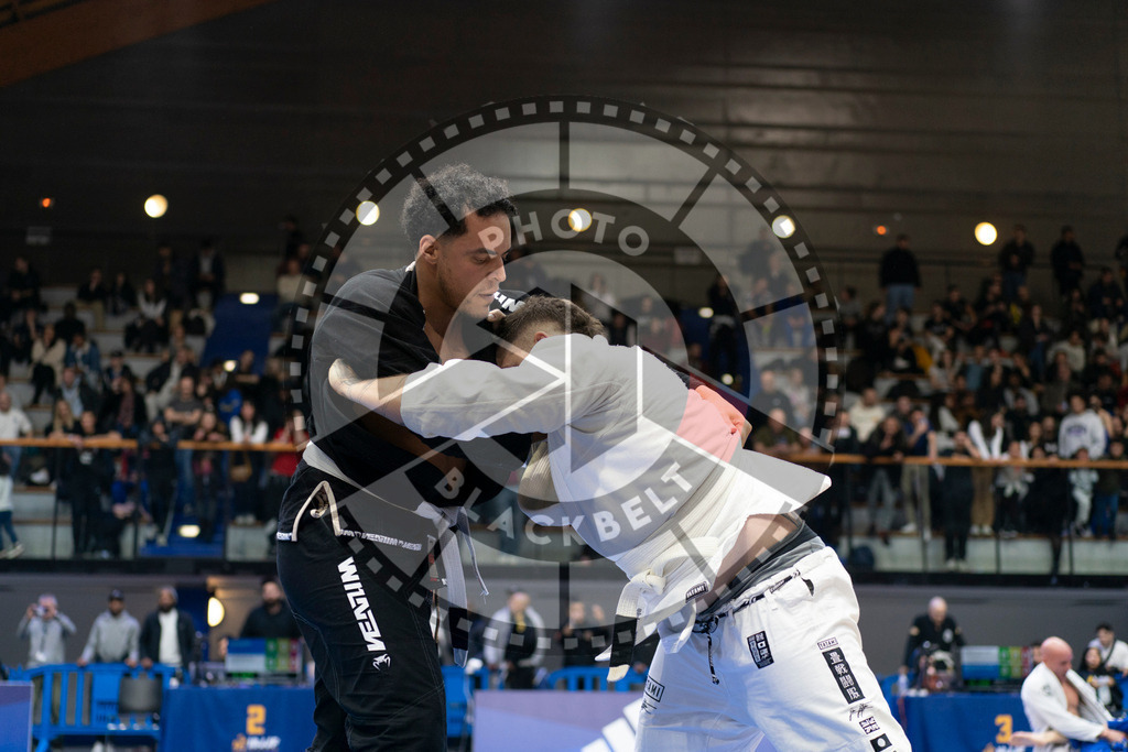 20240119PBB2739 | Fighters compete during the IBJJF European Championship in Paris, France, on January 19, 2024.