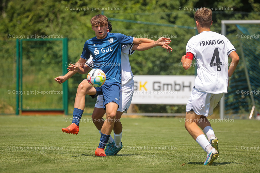 BQ3I5785 | 17.06.2023; Testspiel; Rasenplatz Offdilln; VfL Bochum U17 - Eintracht Frankfurt U17; Ergebnis: 3:1 (1:1)