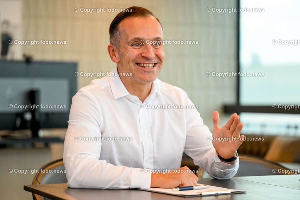 Gottfried Wurpes_ The Fitness Company_ Technogym_ 30.05.2023-12 | 30.05.2023, Leonding, AUT, The Fitness Company - Technogym, im Bild Gottfried Wurpes (CEO The Fitness Company / Technogym)