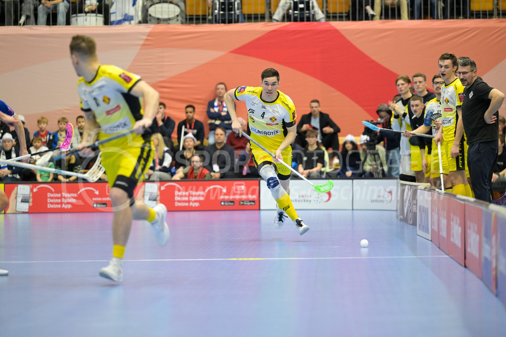 Zug United vs HC Rychenberg - 22. February 2025 | Zug United vs HC RychenbergSporthalle Wankdorf, BernNils Conrad (#4 HC Rychenberg Winterthur).Bild: Sportfotografie Markus Aeschimann | www.markus-aeschimann.ch - Realisiert mit Pictrs.com