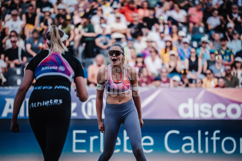Beachvolleyball | Frauen | Deutsche Meisterschaften 2025 Timmendorfer Strand | 05.09.2025 | Anna-Chiara Reformat jubelt