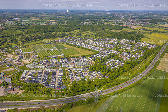 Dortmund230512060 | Luftbild, DSW 21 Dortmunder Stadtwerke, Wohngebiet Hohenbuschei, BVB 09 Borussia Dortmund Trainingszentrum, Adi-Preißler-Allee, Brackeler Feld, Brackel, Dortmund, Ruhrgebiet, Nordrhein-Westfalen, Deutschland