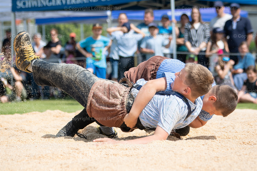 Schwingen -  Herisauer Buebeschwinget 2023 | Herisau Ebnet, 27.5.23, Schwingen - Herisauer Buebeschwinget.