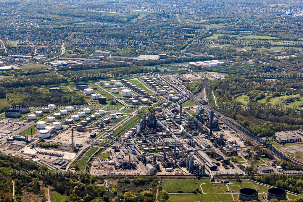 Luftbild Gelsenkrichen 439A0207 | Luftbildfotografie Gelsenkirchen Coker BP Gelsenkirchen Horst - Realisiert mit Pictrs.com