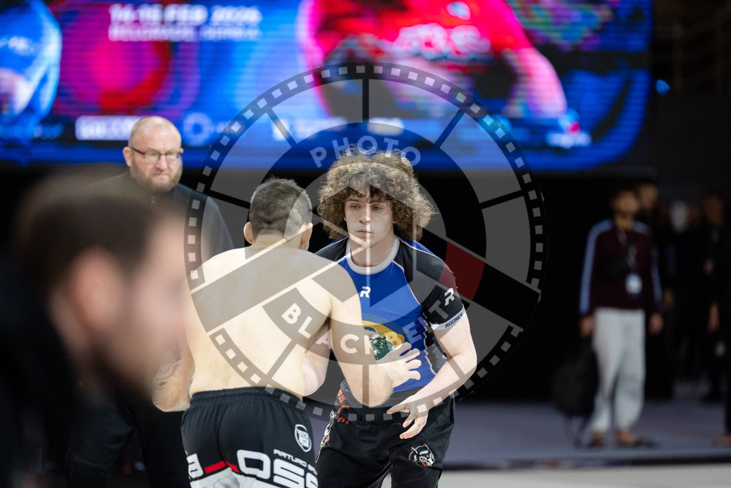 20260214PBB2731 | Fighters compete during the ADCC European Trials  competition day 1 in Belgrade, Serbia, on February 14, 2026.