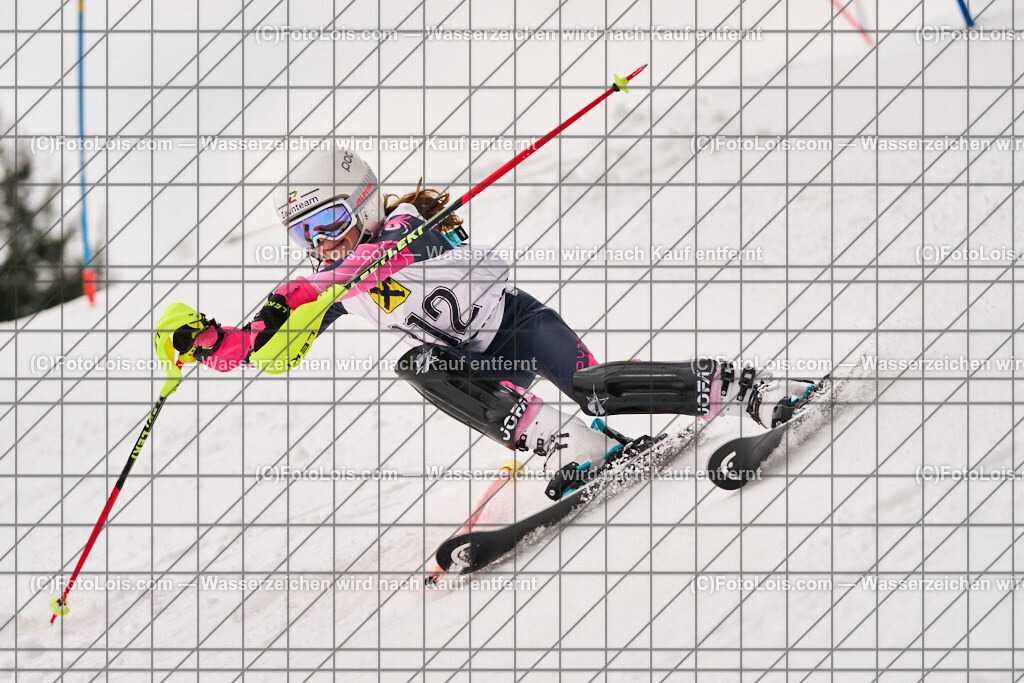 ALP4131_KinderCup-SL_STMK_Strallegg_Gutenbrunner Julia | Raiffeisen KINDERCUP Alpin, SLALOM auf der JogllandStreif in Strallegg am So 23. Februar 2025. Veranstaller: Steirischer Skiverband (5000). Skiunion Strallegg (5197).