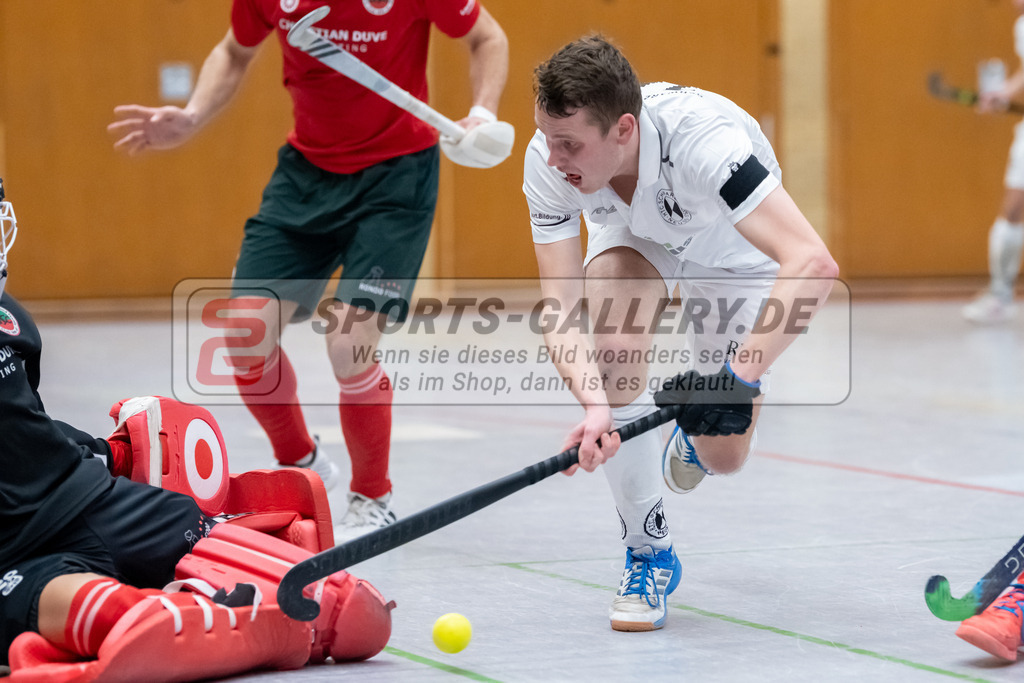 SFE_20230115_0123 | 1. Bundesliga Hockey Herren Schwarz-Weiss Neuss - Crefelder HTC am 15.01.2023 in  (Sporthalle Jahnerstrasse), Photo: Stephan Fehrmann 2022 (Sports-Gallery),Jan Mausberg ( Schwarz-Weiss Neuss #10 )