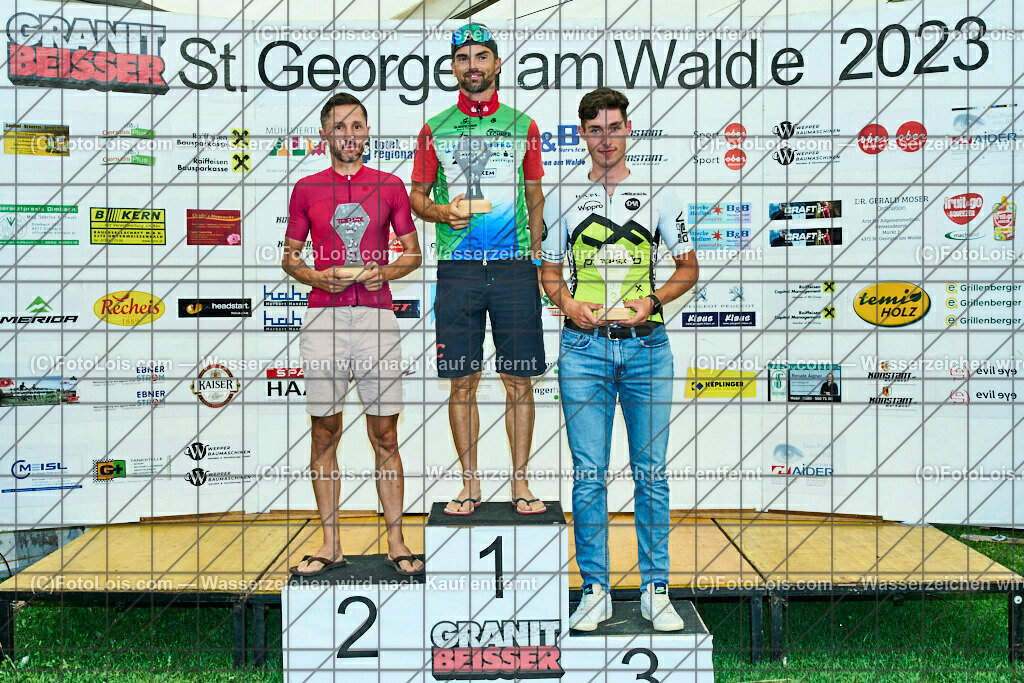 ALP8008_XXIX_GRANITBEISSER_Siegerehrung | (C)FotoLois.com, Alois Spandl, 29. GRANITBEISSER - Mountainbike-Marathon in St. Georgen am Walde, Start/Ziel/Siegerehrung, Sa 2. September 2023.