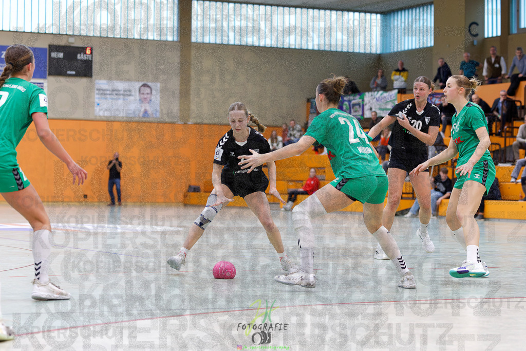 2024-10-19_088 | Jugendbundesliga B-Jugend weiblich; HSG Kleenheim/Langgöns - Longericher SC am 19.10.2024 in Oberkleen (Weidig-Halle) - Realisiert mit Pictrs.com