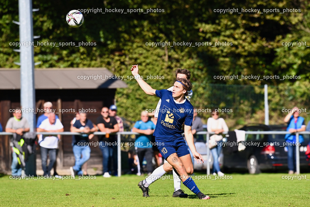 ATUS Velden vs. ASKÖ Köttmannsdorf 7.10.2023 | #10 Lukas Lausegger ATUS Velden, ATUS Velden vs. ASKÖ Köttmannsdorf 7.10.2023, ATUS Velden vs. ASKÖ Köttmannsdorf am 07.10.2023 in Velden (Wald Arena Velden), Austria, (Photo by Bernd Stefan)