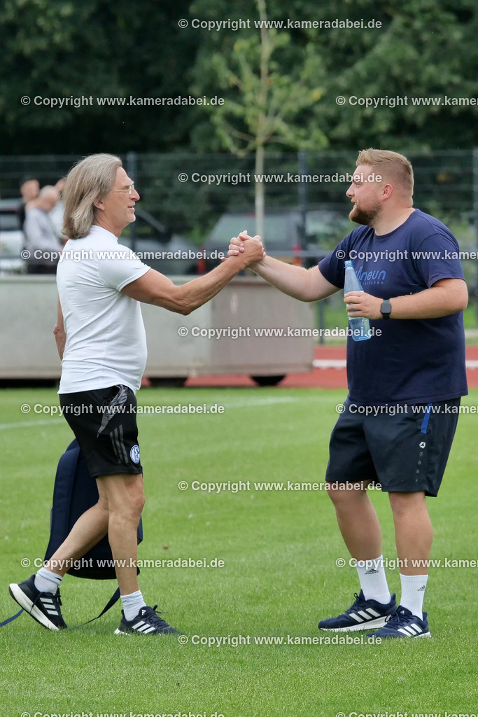 Fußball : Testspiel : SuS 09 Dinslaken - Schalke 04 U 19 am 25.07.2024 | Foto : Jochen Emde / www.kameradabei.de - Realisiert mit Pictrs.com