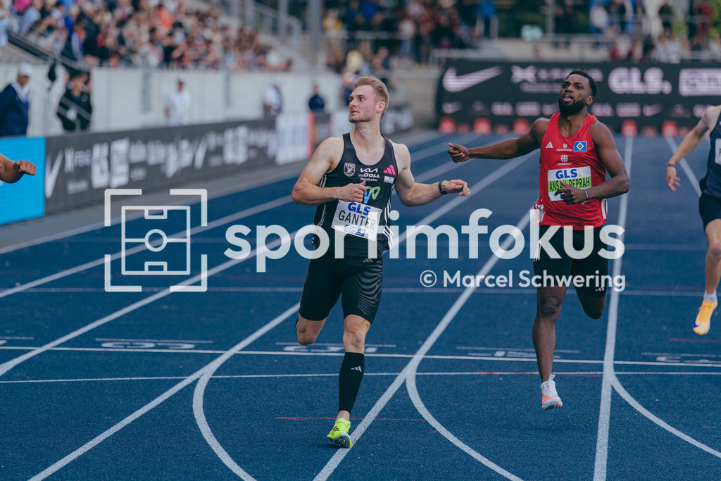 Deutsche Meisterschaften der Frauen und Männer 2026 | Robin Ganter, MTG Mannheim, 200-Meter-Lauf, Finale, Deutsche Meisterschaften der Frauen und Männer 2026, Lohrheidestadion Bochum-Wattenscheid, 26.07.2026. Foto: Marcel Schwering / sportimfokus - Realisiert mit Pictrs.com