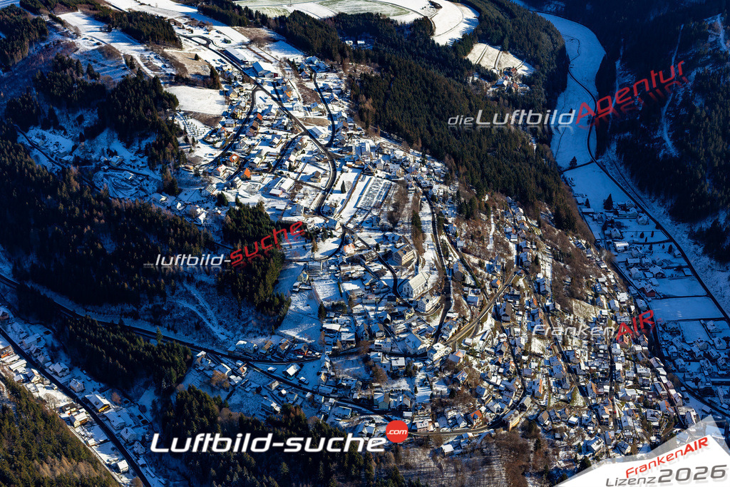 Das Luftbild der Stadt Wilhelmsthal wurde 2019 vom Flugzeug heraus erstellt (keine Drohne) Aufnahmehöhe ca.400 Meter- hohe Auflösung- beste Druck-Qualität garantiert!