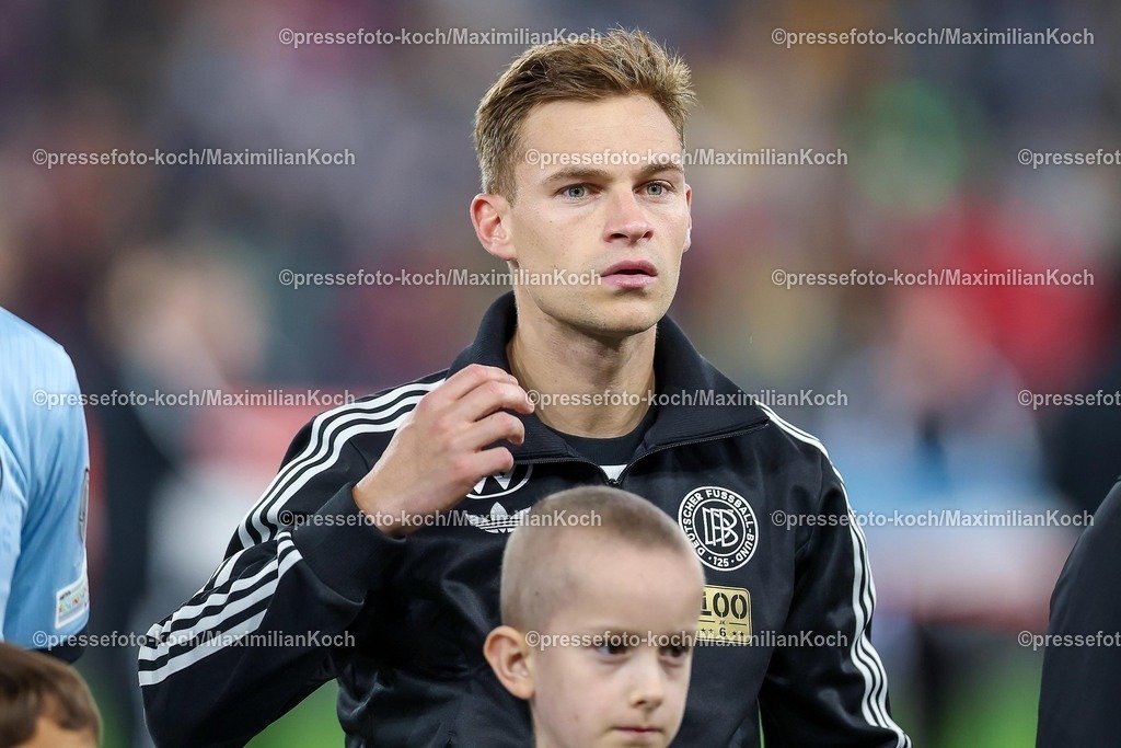 DFB10102502083 | 10.10.2025, Fußball, Länderspiel, Deutschland - Luxemburg, UEFA WM-Qualifikation, 2025/2026, Gruppe A, PreZero Arena in Sinsheim: Joshua Kimmich (GER #06) DFB regulations prohibit any use of photographs as image sequences and or quasi-video.