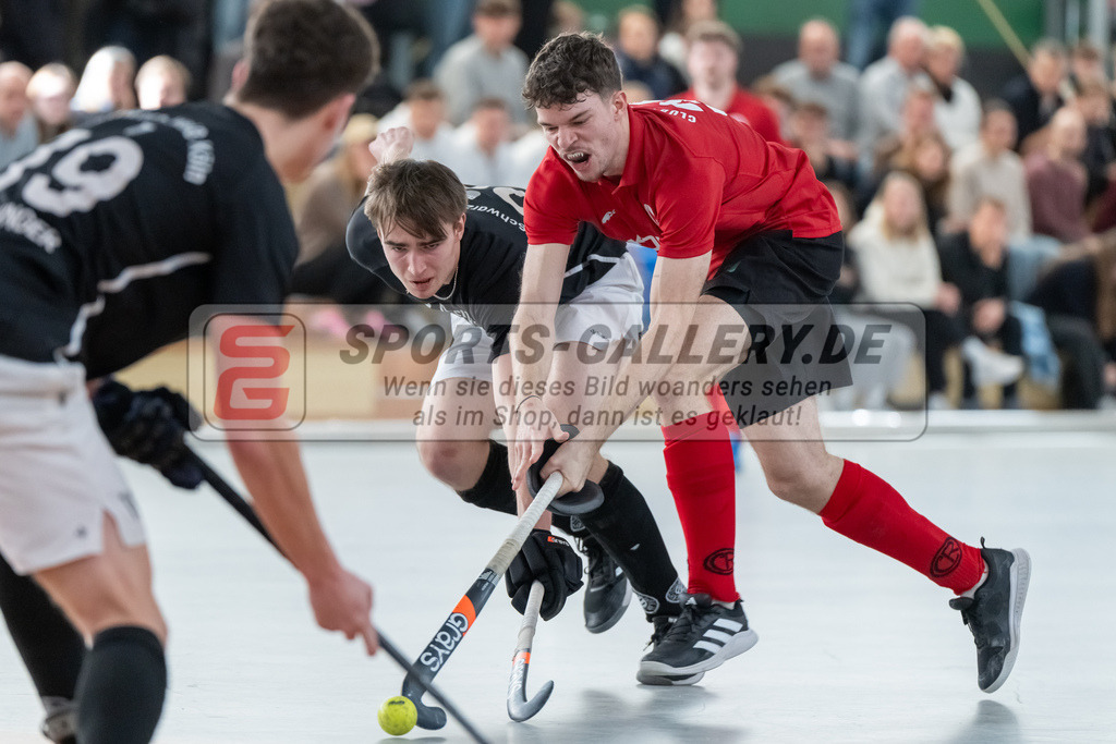 HK_20250202_102451 | 2. Bundesliga Halle Herren Club Raffelberg - Schwarz Weiss Köln am 2.2.2025 Halle am Raffelberg, Duisburg ,